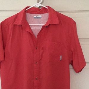 Columbia button down Performance Fishing Gear.